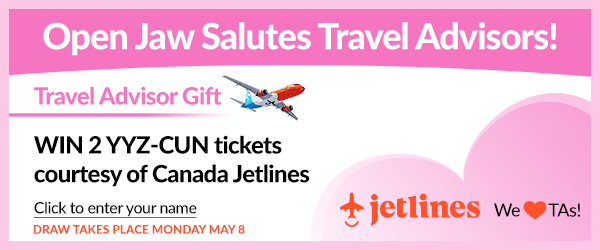 Open Jaw Salutes Travel Advisors!